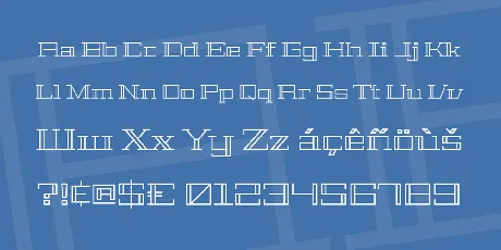 Geostar font