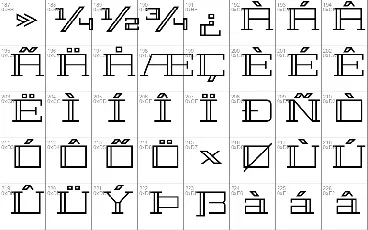 Geostar font