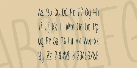 greenbeans font