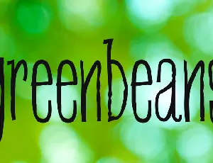 greenbeans font