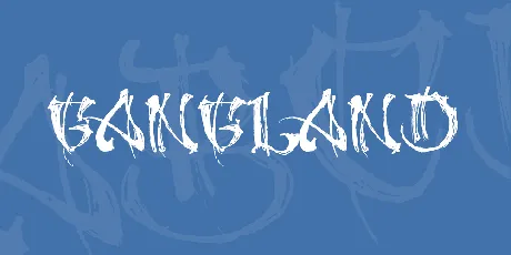 GANGLAND font