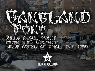 GANGLAND font