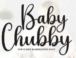 Baby Chubby Script font
