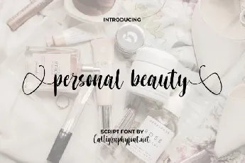 Personal Beauty font