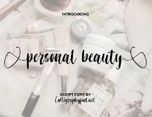 Personal Beauty font