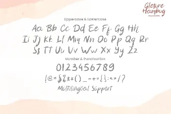 Glesure Hambug font