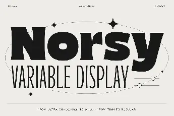 Norsy font