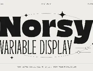 Norsy font