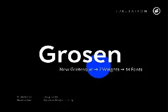 Grosen Family font