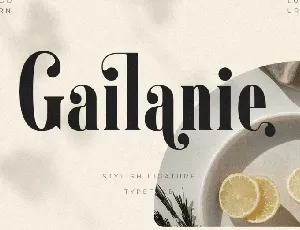 Gailanie font