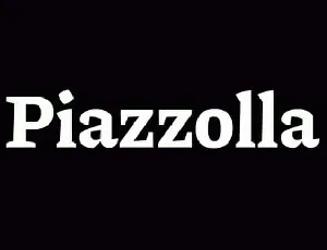 Piazzolla Serif Family font