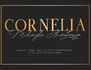 Cornelia font