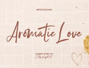 Aromatic Love font