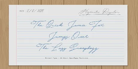 Hijrnotes Free Download font