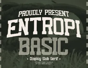 Entropi Basic font