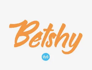 Betshy Brush font