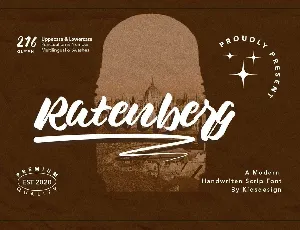 Ratenberg font