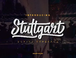 Stuttgart Script Free font