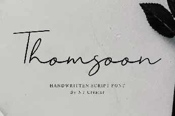 Thomsoon font