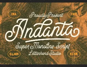 Andanta font