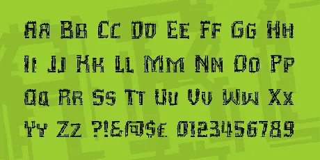 Inhuman BB font