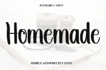 Homemade font