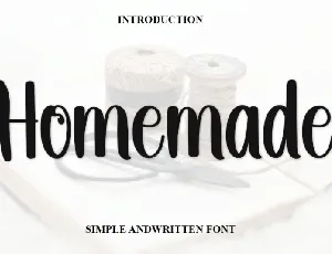 Homemade font