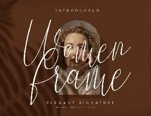 Women Frame font