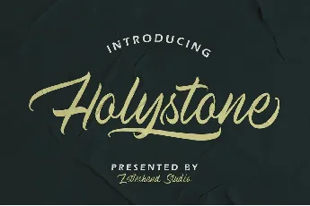 Holystone font