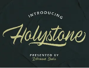 Holystone font