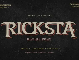 Ricksta font