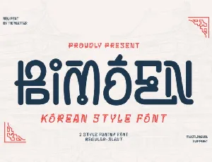 Bimoen font