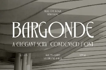 Bargonde font