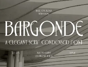 Bargonde font