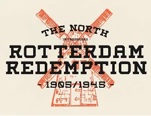 Rotterdam Redemption font