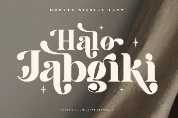 Jabgiki font