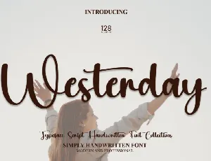 Westerday Script font