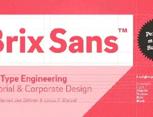 Brix Sans Family font