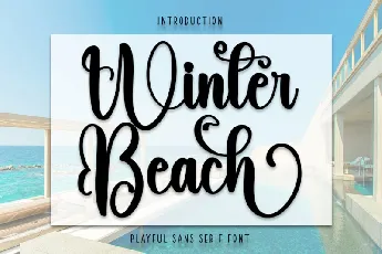 Winter Beach font