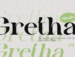 Gretha Demo font