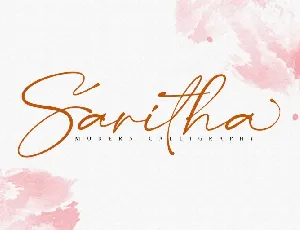 Saritha font