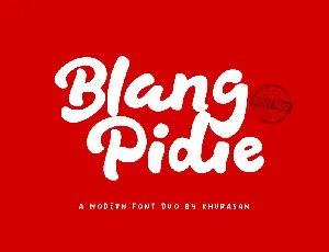 Blang Pidie font