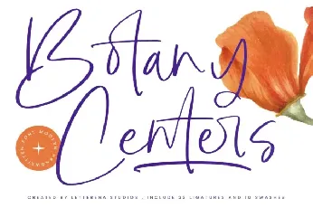 Botany Centers font