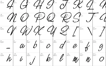 Billy Signature font