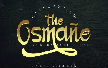 Osmane Script font