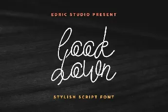 Look Down Demo font