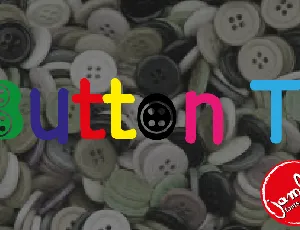 Button T. font