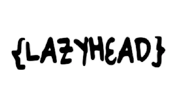 lazyyyyhead font