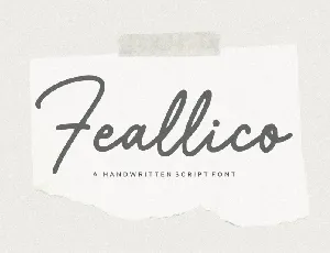 Feallico font