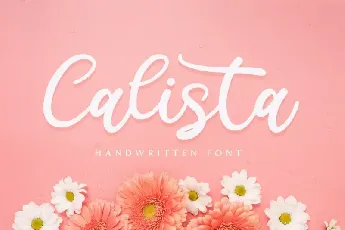 Calista – Handwritten font